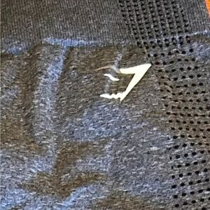 Gymshark Gray High Waisted Leggings Small Mesh Panel Workout